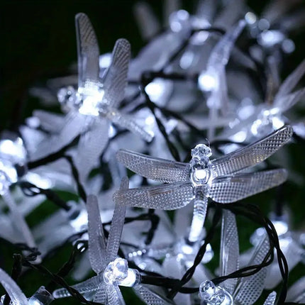 Solar Dragonfly String Lights