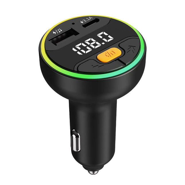 Bluetooth FM Transmitter with USB-C Charger