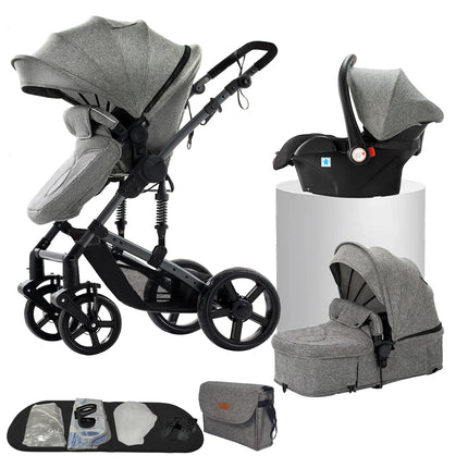 3-in-1 Luxury Baby Travel System