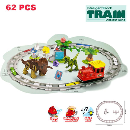 Large Building Block Train Set