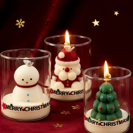 Christmas Scented Glass Candle