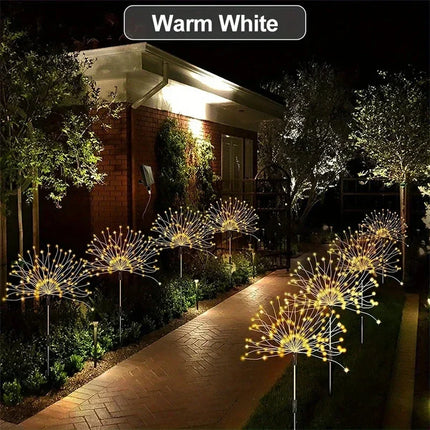 LED Solar Firework String Lights
