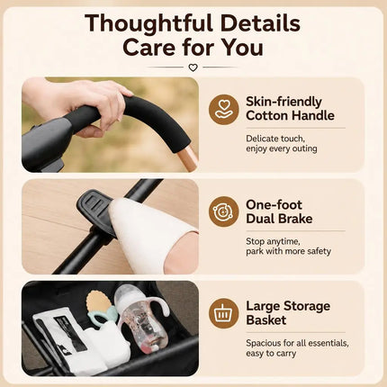 3-in-1 Lightweight Baby Travel System
