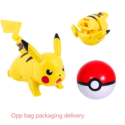 Transforming Pokeball Figure Toy