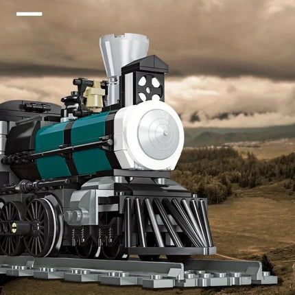 Steam Train Building Block Set