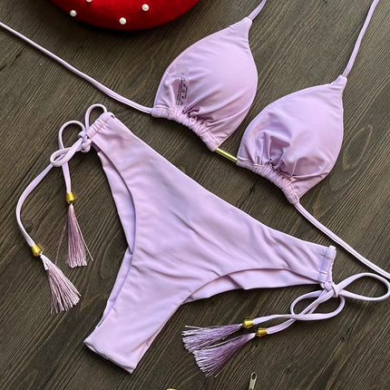 Triangle Push-Up Bikini Set