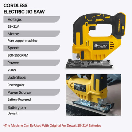3500RPM Cordless Jigsaw