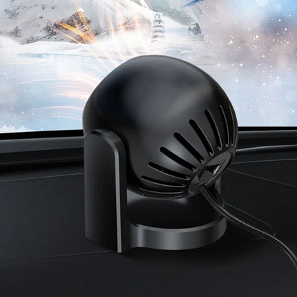 NNEOBA 12V 120W Portable Car Heater Defroster Fan Black