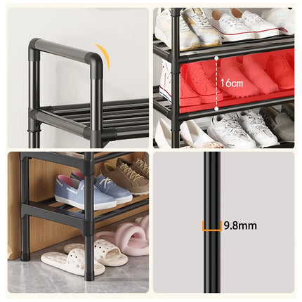 Multi-Layer Metal Shoe Rack