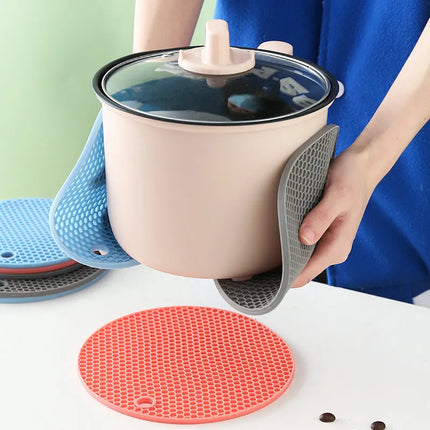 Honeycomb Silicone Trivet Mat