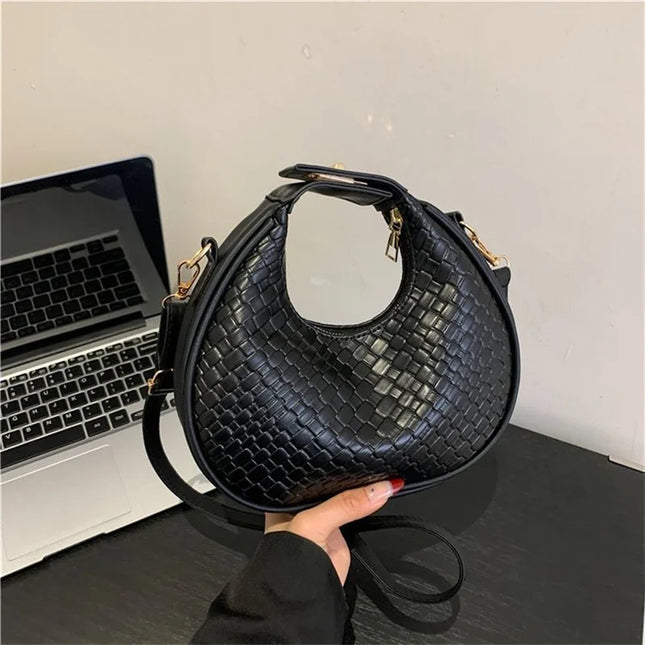 Black Half Moon Bag