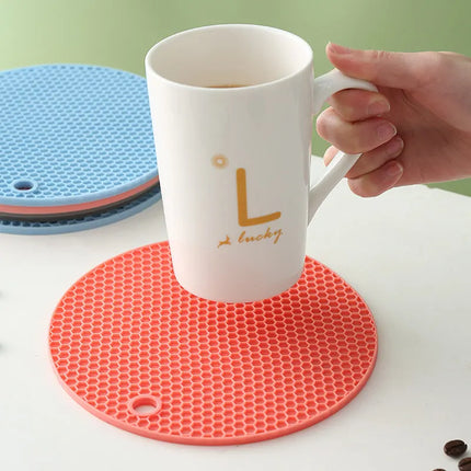 Honeycomb Silicone Trivet Mat