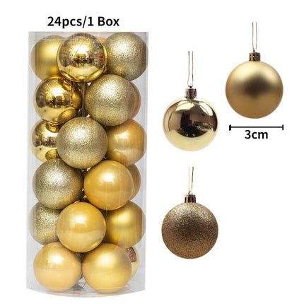 Christmas Tree Baubles Ornament Set