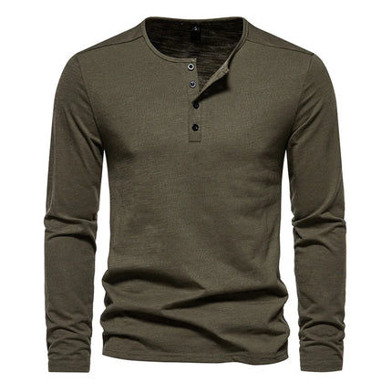 Men's Slim Fit Long Sleeve T-Shirt
