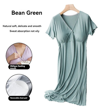 Padded Maternity Nursing Sleep Dress
