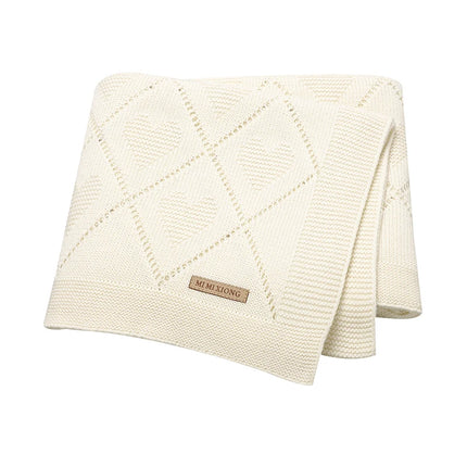 Soft Cotton Knit Baby Blanket