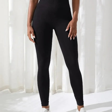 High-Waist Seamless Yoga Leggings