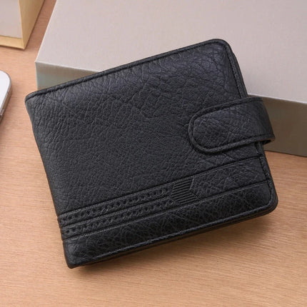 Slim Zipper Leather Wallet
