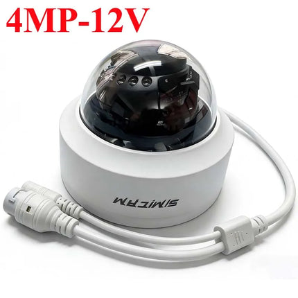 4K PoE Dome Security Camera