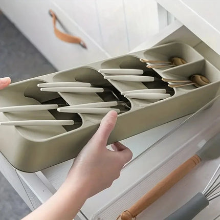 Multi-Purpose Cutlery Storage Tray