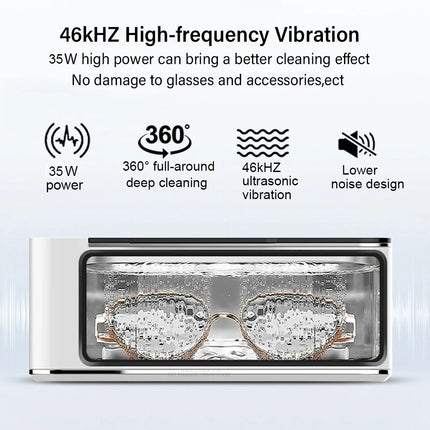 Ultrasonic Jewelry and Glasses Cleaner