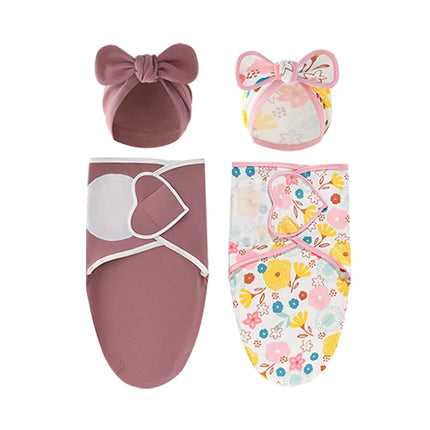 Cotton Baby Swaddle Set