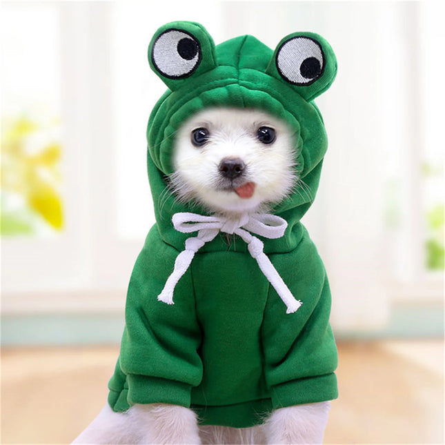 Cute Fleece Dog Hoodie