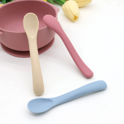 Baby Silicone Feeding Spoons