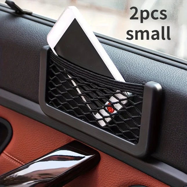 Car Storage Mesh Pockets