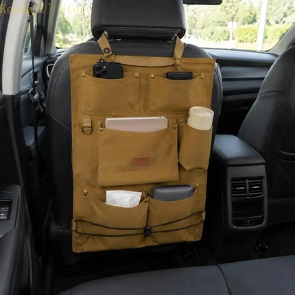 Foldable Car Seat-Back Organizer