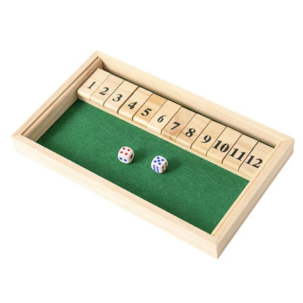 Wooden Shut the Box Game