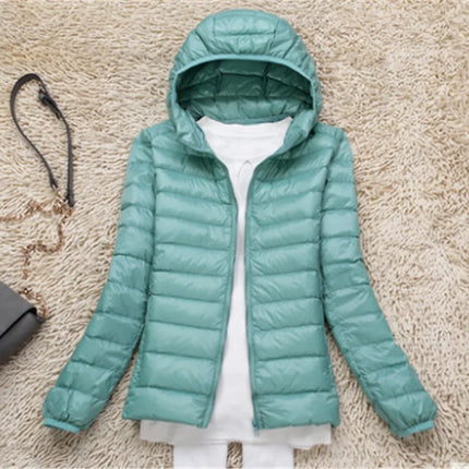 Women's Lightweight Hooded Puffer Jacket