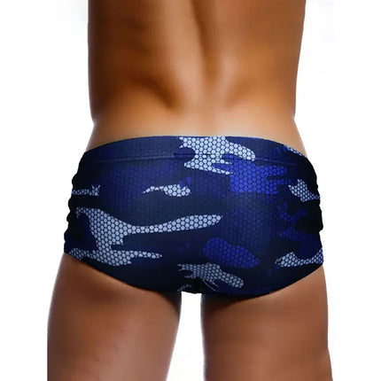Men's Camouflage Print Swim Trunks