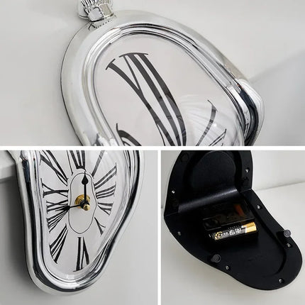 Melting Design Decorative Clock