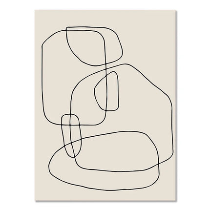 Abstract Boho Geometric Wall Art