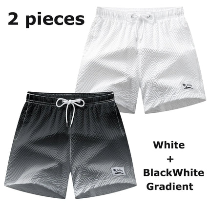 Men's Seersucker Swim Shorts