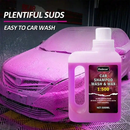 Pink Foam Car Wash Soap