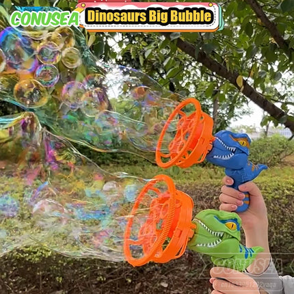 2-in-1 Dinosaur Bubble Gun