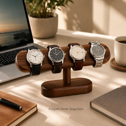 Premium Wooden Watch Display Stand
