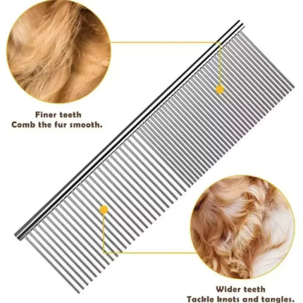 Stainless Steel Pet Grooming Comb