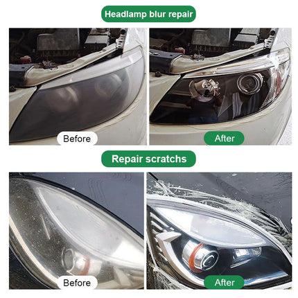 Car Headlight Restoration Polish Kit