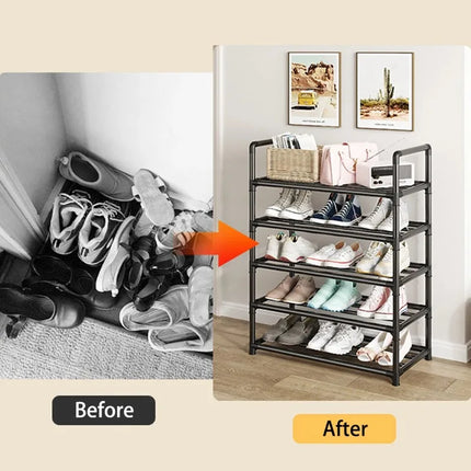 Multi-Layer Metal Shoe Rack