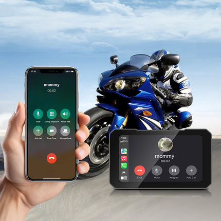 5-Inch Motorcycle GPS Navigation Screen
