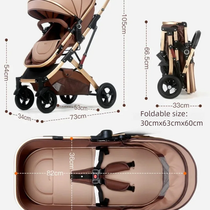 3-in-1 Baby Travel System with Base