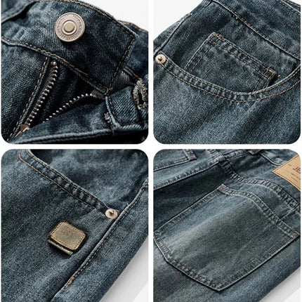 Men’s Retro Wide-Leg Jeans