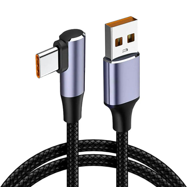 100W Right-Angle USB-C Cable