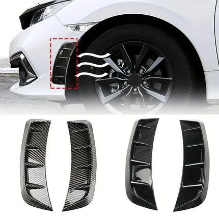 Carbon Fiber Style Air Vent Stickers