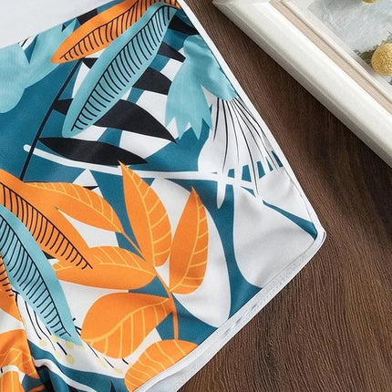 High-Waist Printed Bikini Set