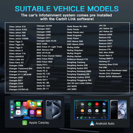Wireless CarPlay and Android Auto Adapter
