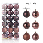 36pcs Coffee color / 3cm
